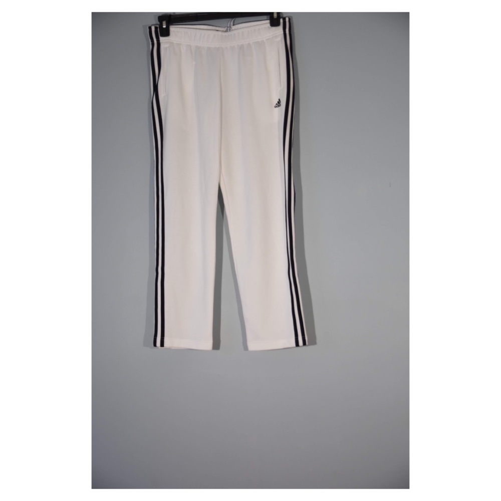 Adidas white tear away pants (part of a set)